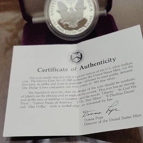 American Eagle Silver Bullion Coin - Picture 5 of 7